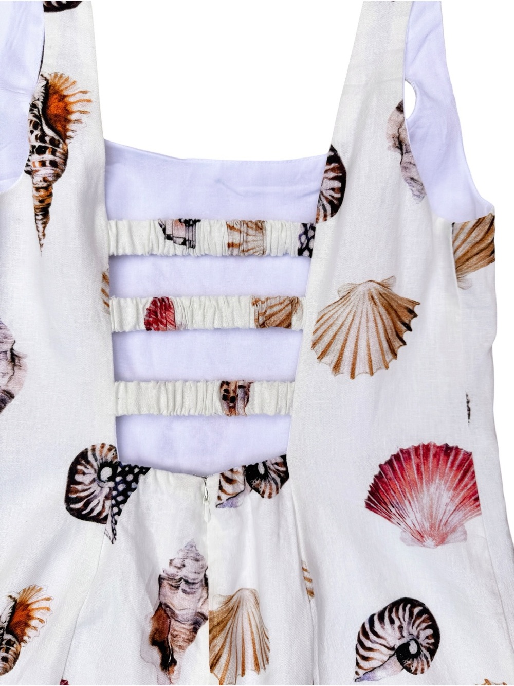 Show Me Your MuMu White Seashell-Print Mini Dress - Picture 5 of 8